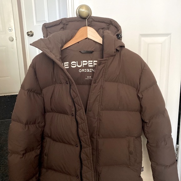 Aritzia Super Puff, rich mocha brown, size XXS - Picture 2 of 15